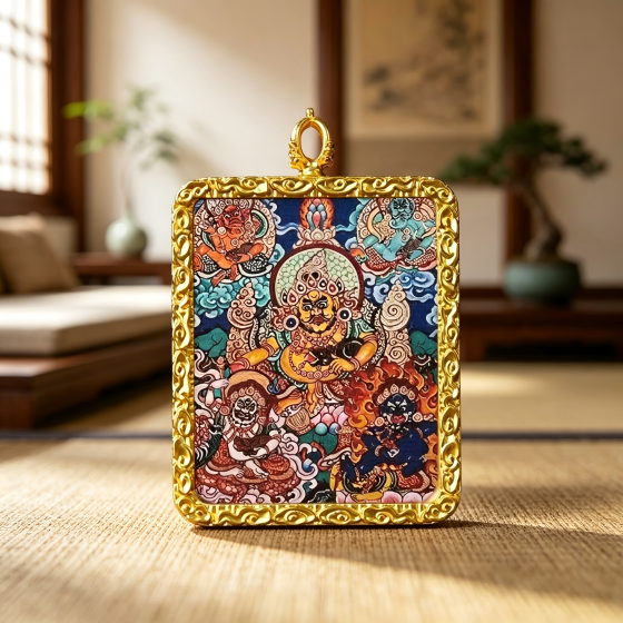 Thangka Five Wealth Brings Mina Blessing